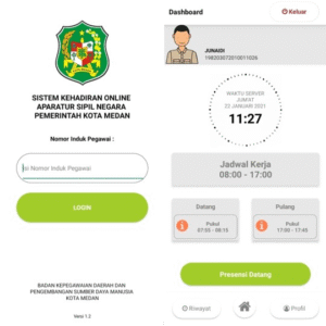Sistem Kehadiran ASN Pemerintah Kota Medan